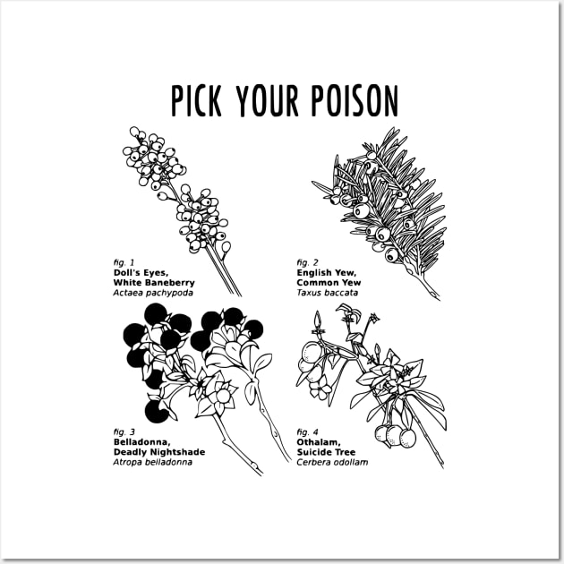 Pick Your Poison Wall Art by prettyinpunk
